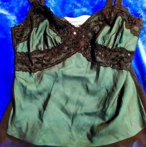 Embellished Teal Cami